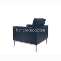 Canapé en cuir premium de mobilier moderne Florence Knoll